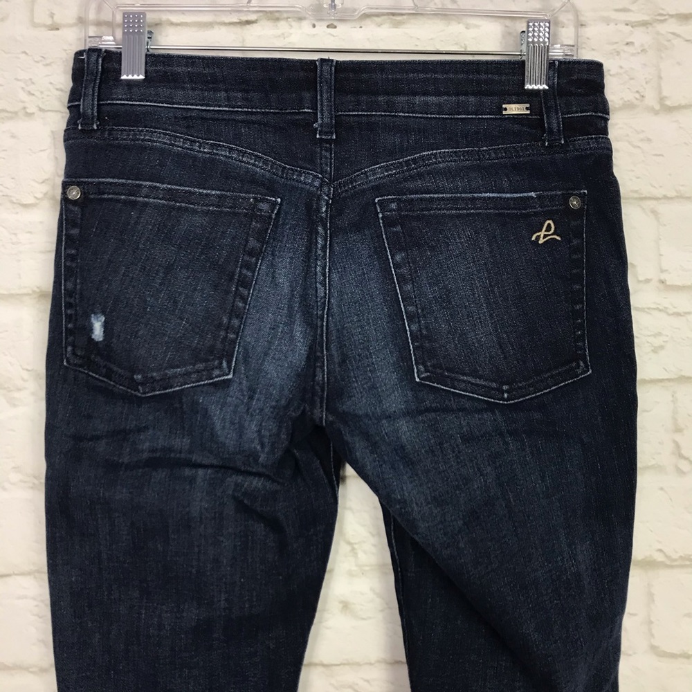 DL1961 Florence Vortex Distressed Raw Hem Capri 27 - Picture 3 of 8